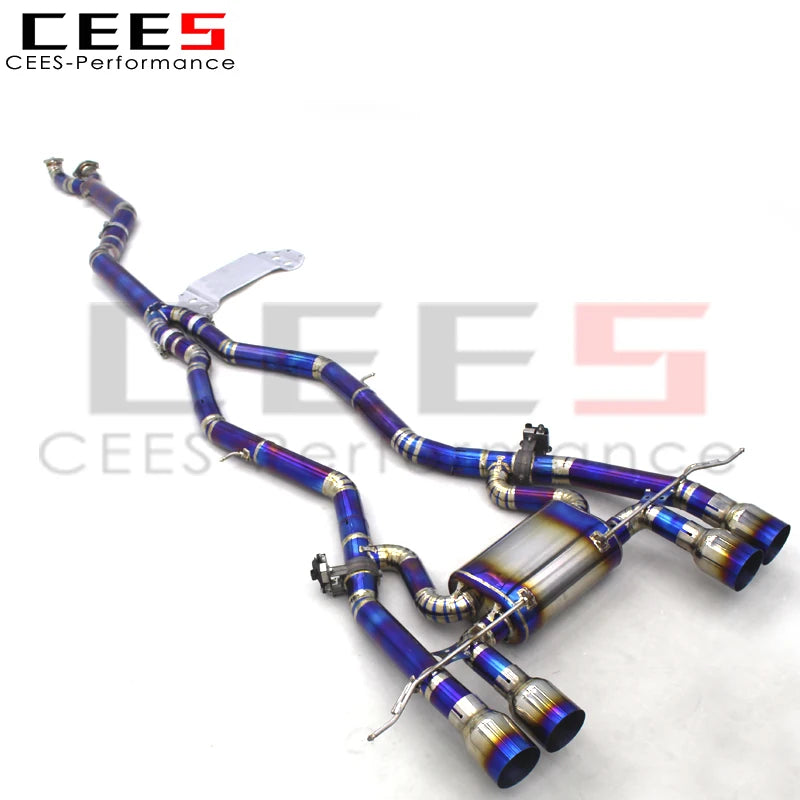 CEES Performance Titanium Valved Sport Exhaust System For BMW M3/M4 G80/G82 3.0T 2020-2025 Escape catback Exhaust