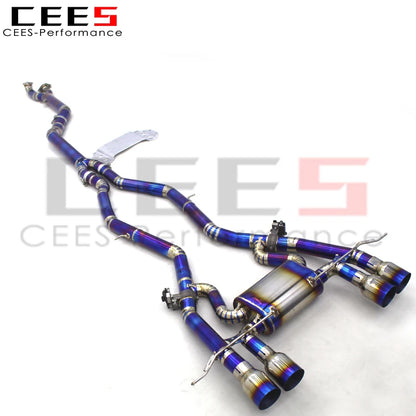 CEES Performance Titanium Valved Sport Exhaust System For BMW M3/M4 G80/G82 3.0T 2020-2025 Escape catback Exhaust