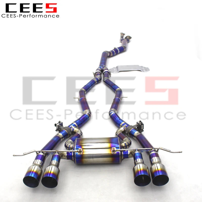 CEES Performance Titanium Valved Sport Exhaust System For BMW M3/M4 G80/G82 3.0T 2020-2025 Escape catback Exhaust