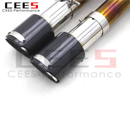 CEES Performance Titanium valvetronic For BMW M3 E90/E92/E93 4.0L 2008-2013 with catalyst Downpipe Catback Exhaust systems