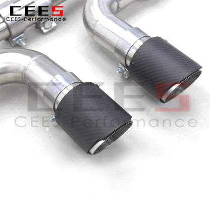 CEES Performance Valve Exhaust Pipes For PORSCHE 981 Cayman/Boxster 2.7/3.4 2012-2015 Muffler Exhaust SS304 Catback Systems