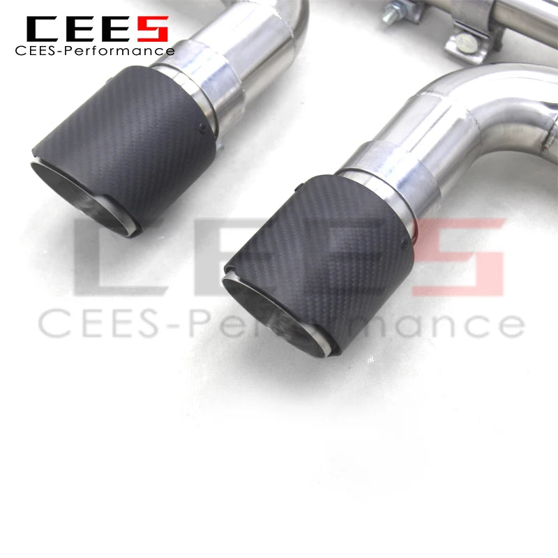 CEES Performance Valve Exhaust Pipes For PORSCHE 981 Cayman/Boxster 2.7/3.4 2012-2015 Muffler Exhaust SS304 Catback Systems