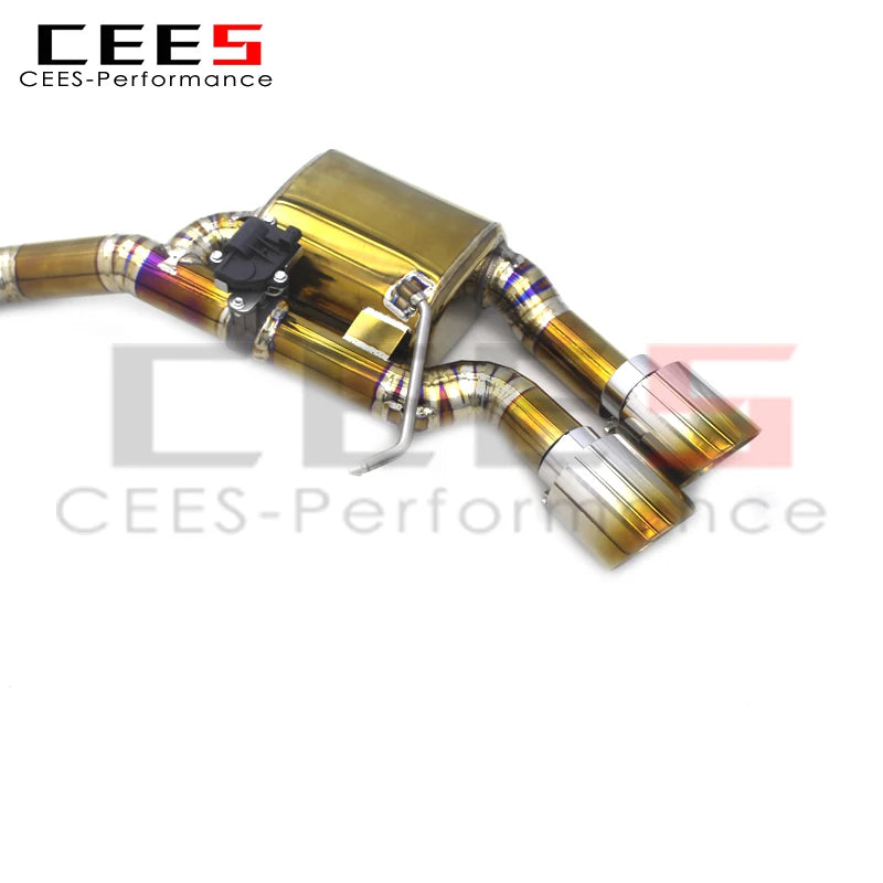 CEES Performance Valved Catback Exhaust System for Porsche Macan 2.0T 2014-2017 Titanium Exhaust Muffler Escape Pipes