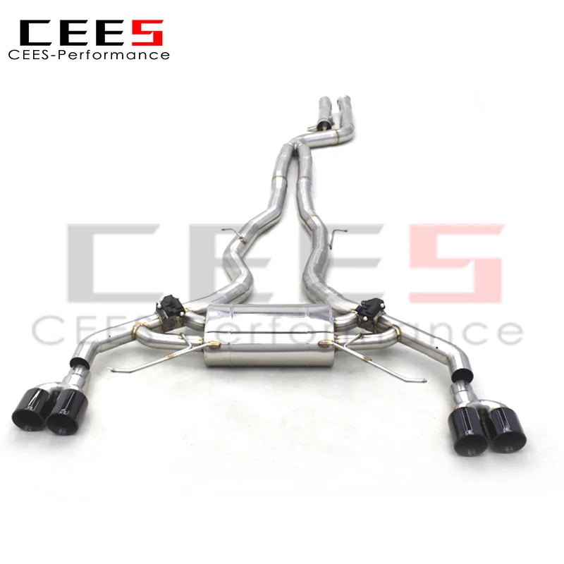 CEES Performance Valved Exhaust Catback Muffler For BMW X3/X4 M40i 3.0T 2016-2023 Car Exhaust Pipe Stainless Steel Escape