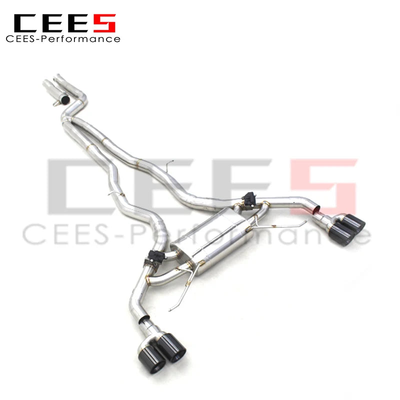 CEES Performance Valved Exhaust Catback Muffler For BMW X3/X4 M40i 3.0T 2016-2023 Car Exhaust Pipe Stainless Steel Escape