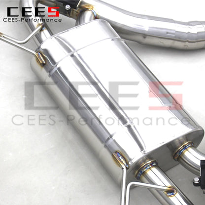 CEES Performance Valved Exhaust Catback Muffler For BMW X3/X4 M40i 3.0T 2016-2023 Car Exhaust Pipe Stainless Steel Escape