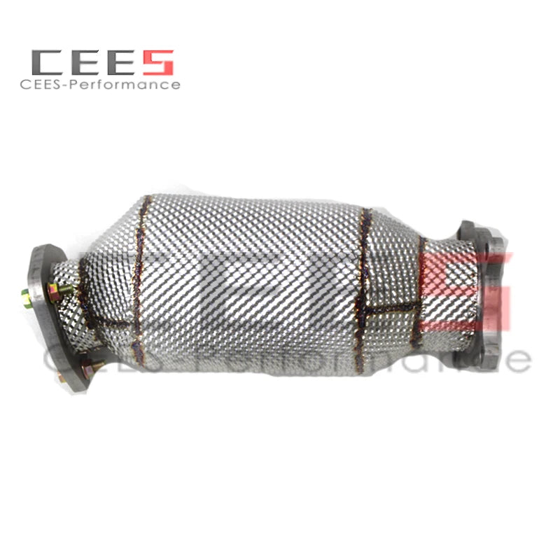 CEES Performance racing 304 Stainless Steel Downpipe For Porsche Macan 2.0T 2013-2019 downpipe with catalyst Car Exhaust Pipe