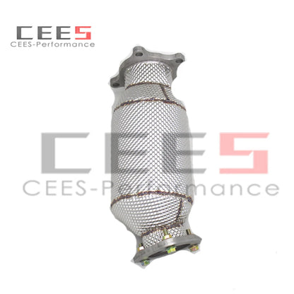 CEES Performance racing 304 Stainless Steel Downpipe For Porsche Macan 2.0T 2013-2019 downpipe with catalyst Car Exhaust Pipe