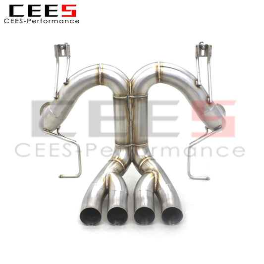 CEES Performance racing Stainless Steel Car Exhaust Pipe For Lamborghini Aventador LP700/LP750SV 6.5L 2011-2016 Catback Exhaust