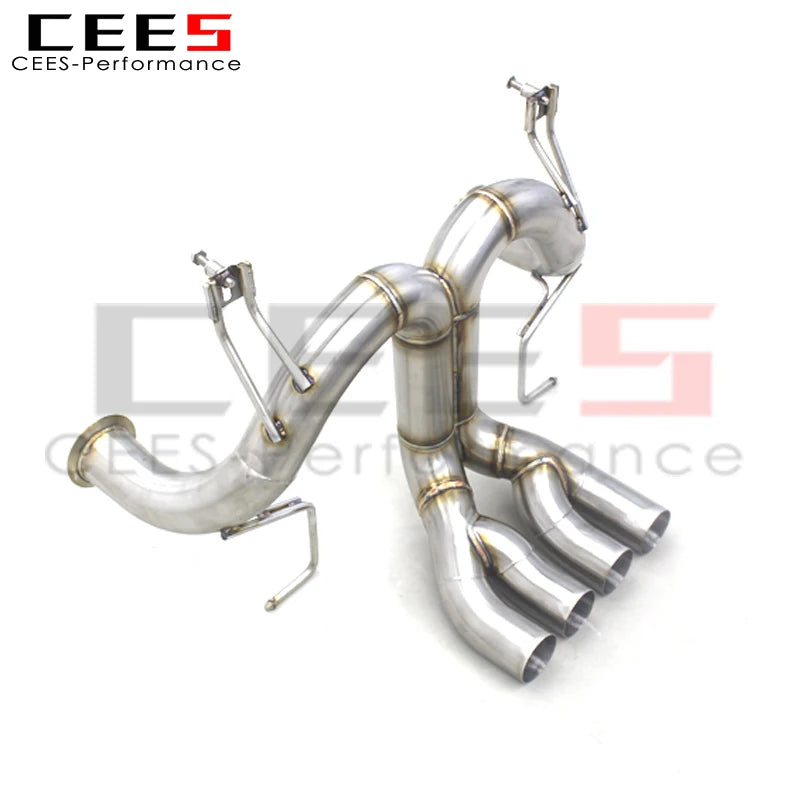 CEES Performance racing Stainless Steel Car Exhaust Pipe For Lamborghini Aventador LP700/LP750SV 6.5L 2011-2016 Catback Exhaust