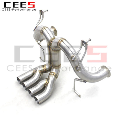 CEES Performance racing Stainless Steel Car Exhaust Pipe For Lamborghini Aventador LP700/LP750SV 6.5L 2011-2016 Catback Exhaust