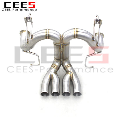 CEES Performance racing Stainless Steel Car Exhaust Pipe For Lamborghini Aventador LP700/LP750SV 6.5L 2011-2016 Catback Exhaust