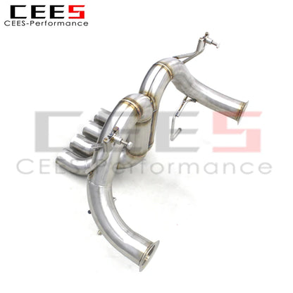 CEES Performance racing Stainless Steel Car Exhaust Pipe For Lamborghini Aventador LP700/LP750SV 6.5L 2011-2016 Catback Exhaust