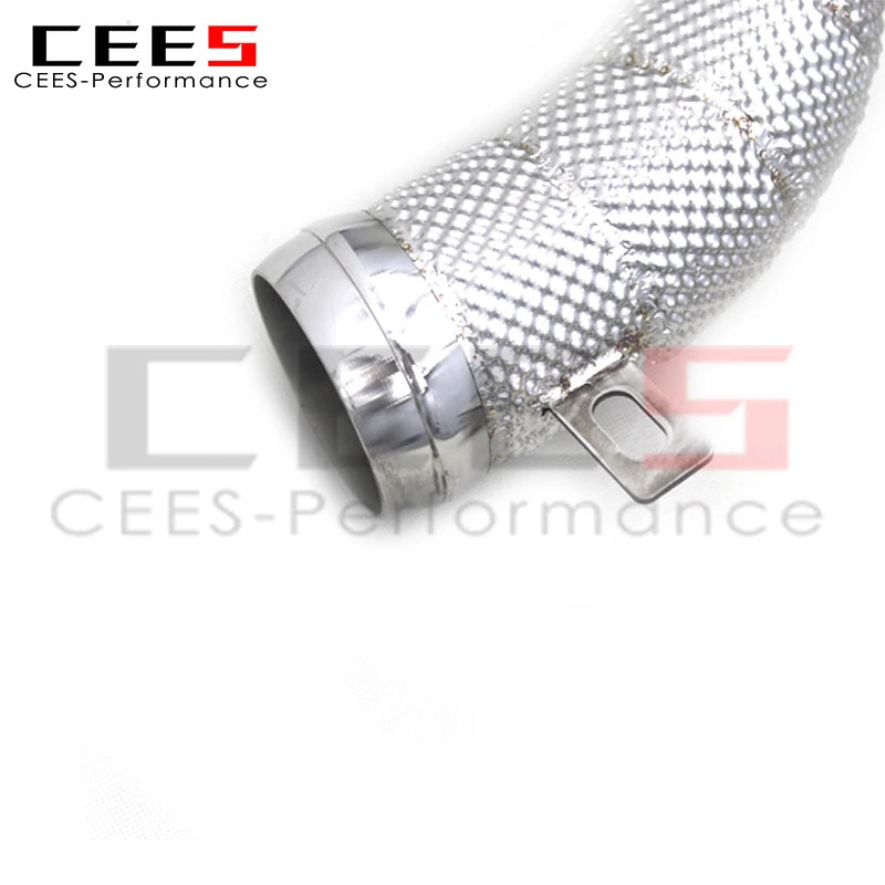 CEES Performance racing Stainless Steel Downpipe with catalyst For Mclaren MP4-12C 3.8 2012-2014 Stainless Steel Exhaust Pipe