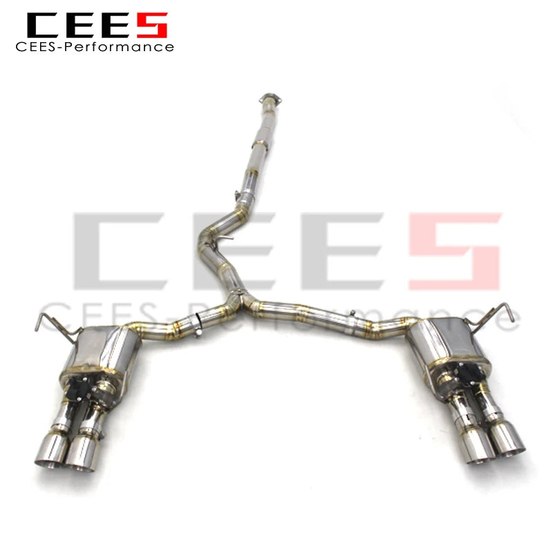 CEES Racing Catback Exhaust System For Subaru STI 2.5T 2008-2021 High quality Titanium alloy valve control Exhaust Pipe Muffler