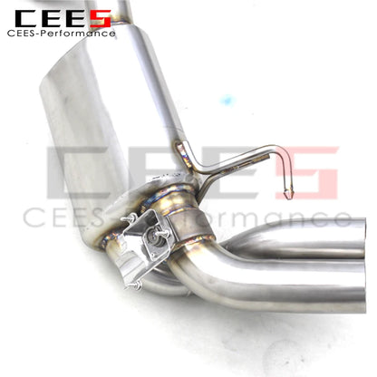 CEES Racing Stainless Steel Escape Exhaust Pipe Muffler For Mercedes-Benz S63 AMG COUPE C217 5.5T 2012-2019