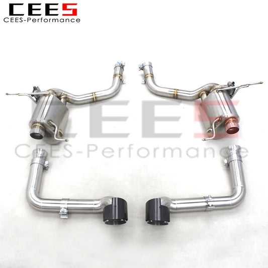 CEES  SS304 Axle Exhaust Tuning Auto Parts For Maserati Gran Turismo/GT Upgrade MC Style 2007-2021