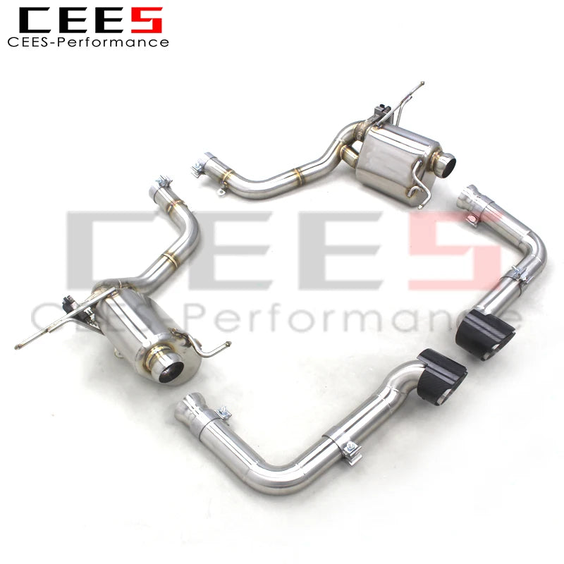 CEES  SS304 Axle Exhaust Tuning Auto Parts For Maserati Gran Turismo/GT Upgrade MC Style 2007-2021