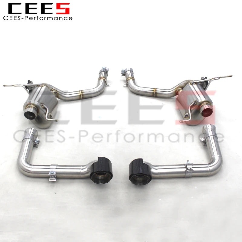 CEES  SS304 Axle Exhaust Tuning Auto Parts For Maserati Gran Turismo/GT Upgrade MC Style 2007-2021