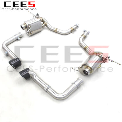 CEES  SS304 Axle Exhaust Tuning Auto Parts For Maserati Gran Turismo/GT Upgrade MC Style 2007-2021