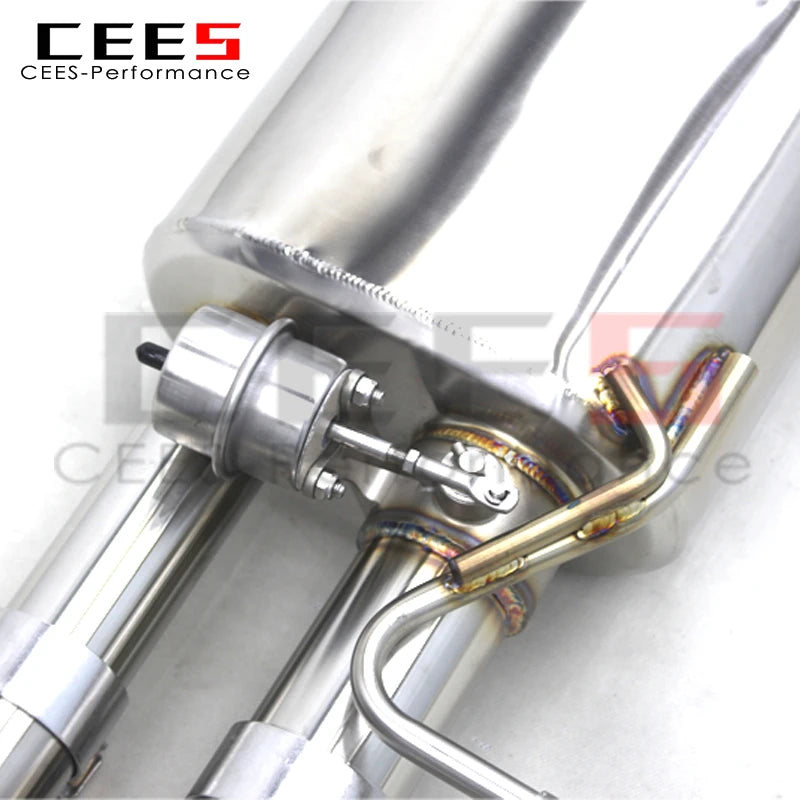 CEES Sport Catback Exhaust Pipes for Audi A7 C7/C8 3.0T 2012-2023 Stainless Steel Escape Muffler Car Exhaust System