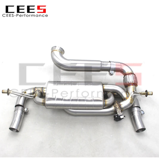 CEES Stainless Steel Catback Exhaust Systems For LOTUS Evora 3.5L 2010-2016 Performance Boska Racing Sport Car Exhaust Muffler