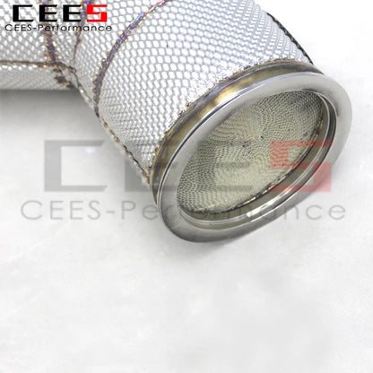 CEES Stainless Steel Downpipe with OPF 100cell/200cell/300cell For Audi RS5 2.9T 2019-2024