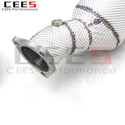 CEES Stainless Steel Downpipe with OPF 100cell/200cell/300cell For Audi RS5 2.9T 2019-2024