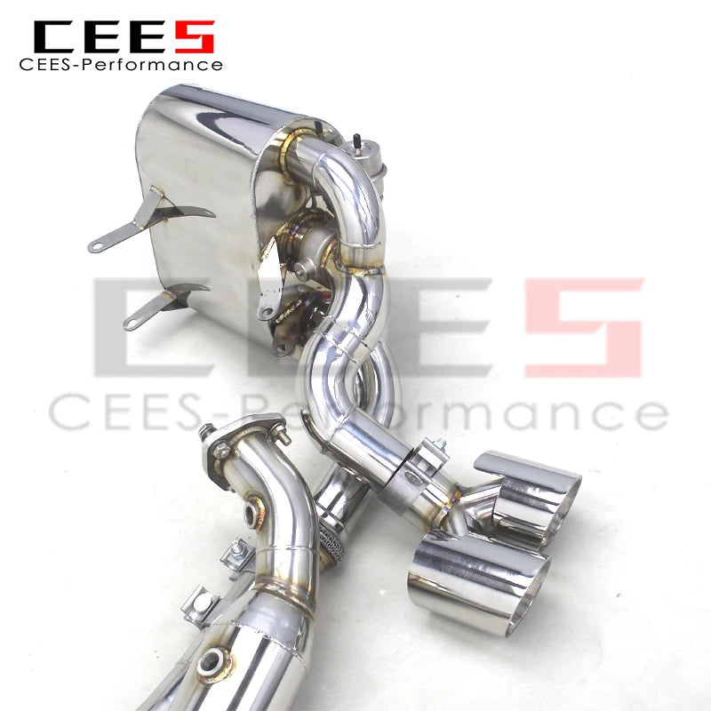 CEES  Stainless Steel Sport Exhaust System Tuning Auto Parts For PORSCHE 911 997.1/997.2 Carrera 2004-2012 Catback muffler