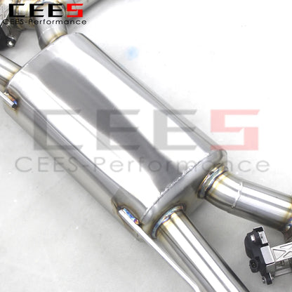 CEES  Stainless Steel Tuning Catback Exhaust Pipes For BMW M8 COUPE 4.4T 2017-2023