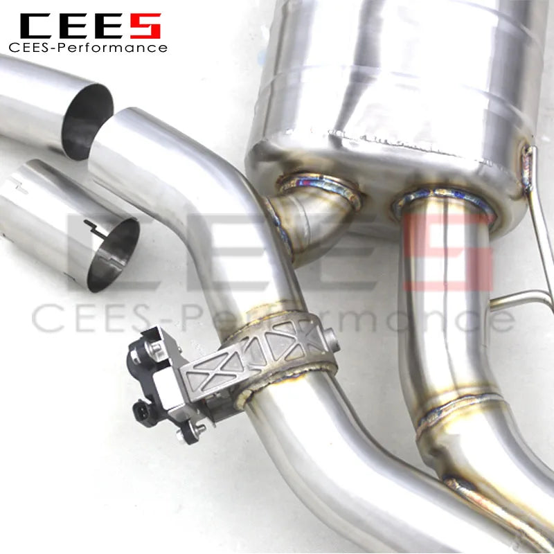 CEES Stainless Steel muffler exhaust Catback Exhaust systems For BMW X3M/X4M F97/F98 3.0T 2019-2023