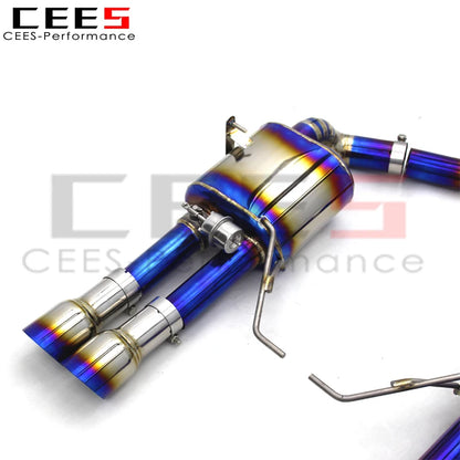 CEES Titanium Axle Exhaust System Exhaust Pipe Muffler Exhaust valve control For BMW M3 E90/E92/E93 4.0L 2008-2013