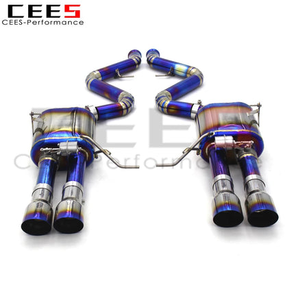 CEES Titanium Axle Exhaust System Exhaust Pipe Muffler Exhaust valve control For BMW M3 E90/E92/E93 4.0L 2008-2013