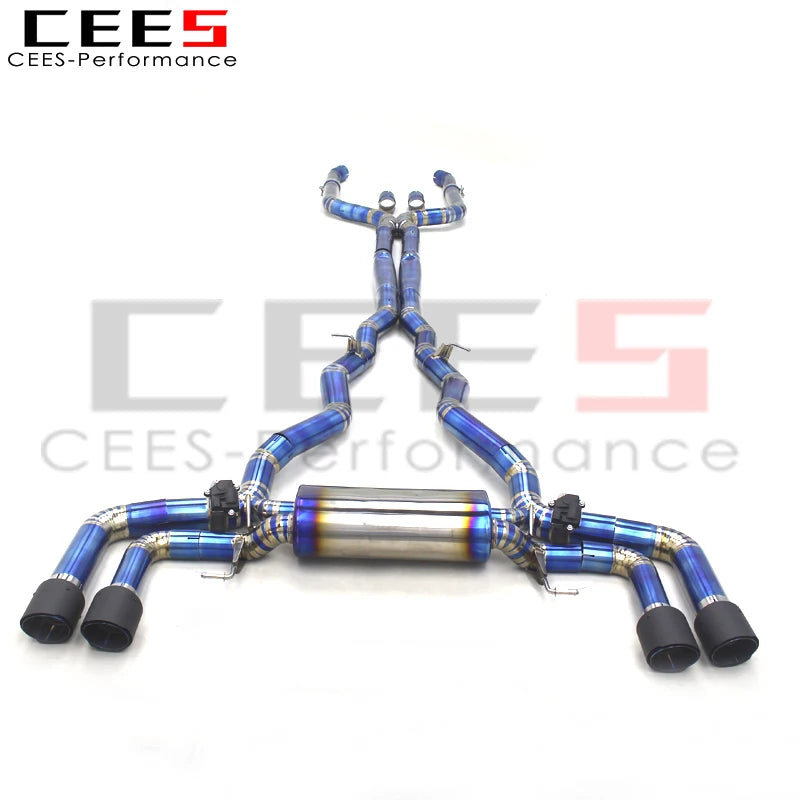 CEES Titanium Catback Exhaust  For BMW M850/M850i G16 4.4TT 2020-2023 escape Racing exhaust system with valve muffers