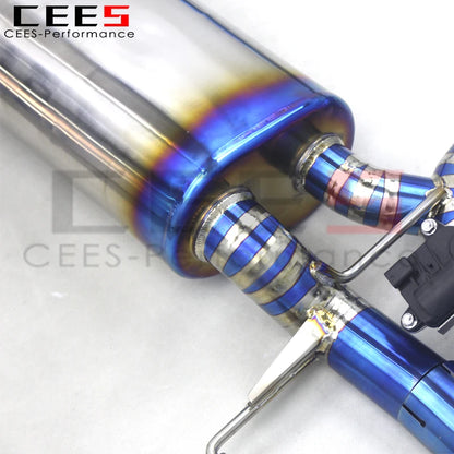 CEES Titanium Catback Exhaust  For BMW M850/M850i G16 4.4TT 2020-2023 escape Racing exhaust system with valve muffers