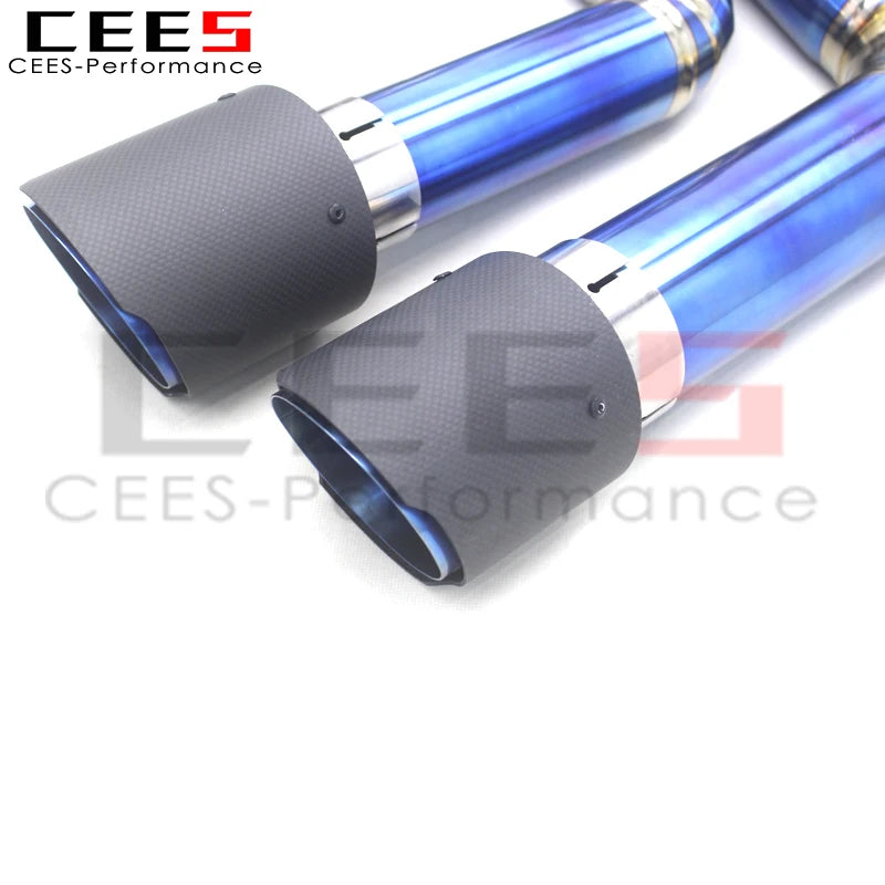 CEES Titanium Catback Exhaust  For BMW M850/M850i G16 4.4TT 2020-2023 escape Racing exhaust system with valve muffers