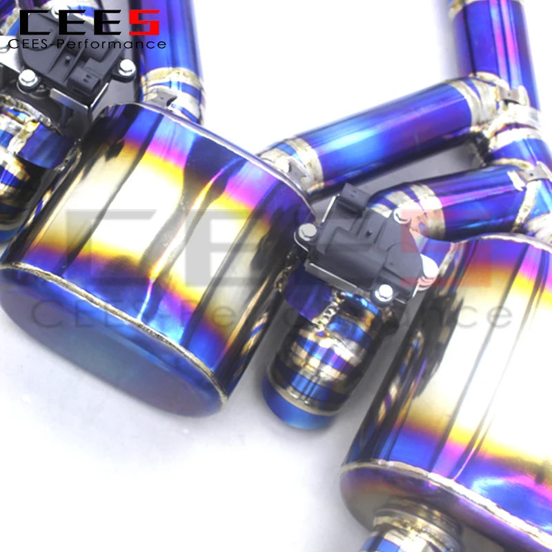 CEES Titanium Catback Exhaust Pipes Escape For BMW M3/M4 F80/F82 3.0T 2015-2019 Performance OEM valve exhaust systems