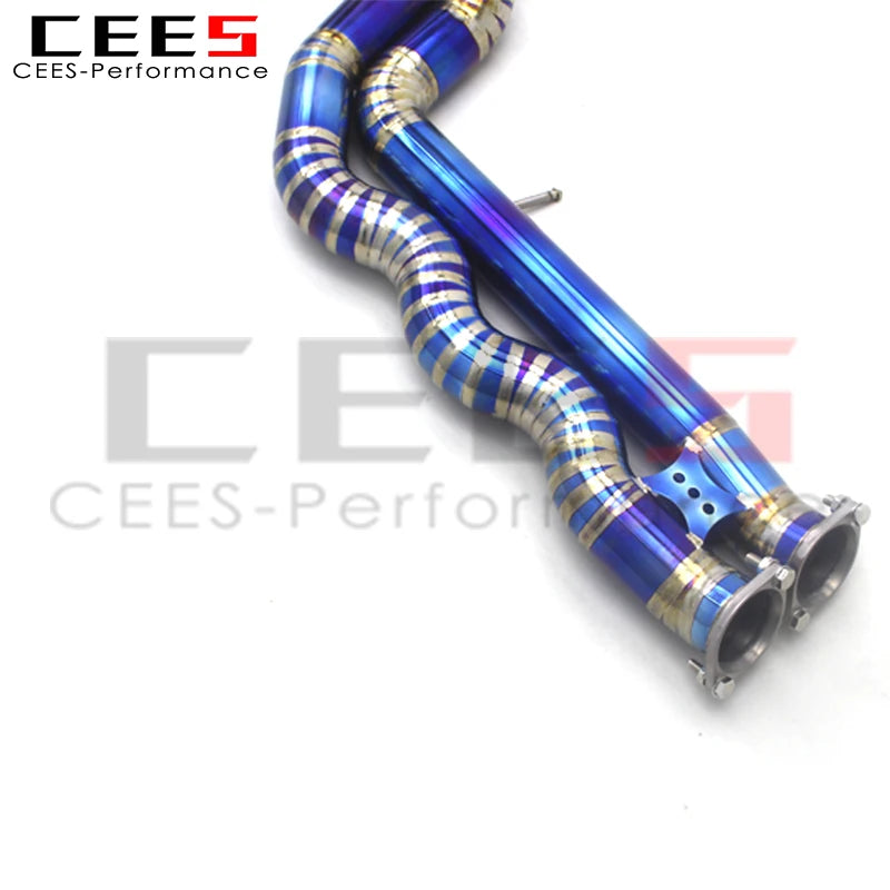 CEES Titanium Catback Exhaust Pipes Escape For BMW M3/M4 F80/F82 3.0T 2015-2019 Performance OEM valve exhaust systems