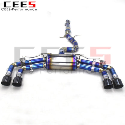 CEES  Titanium Exhaust Catback Tuning Auto Parts For VW GOLF R/MK8/8R 2.0T 2020-2024