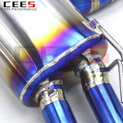 CEES  Titanium Exhaust Catback Tuning Auto Parts For VW GOLF R/MK8/8R 2.0T 2020-2024