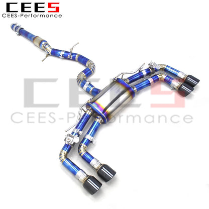 CEES  Titanium Exhaust Catback Tuning Auto Parts For VW GOLF R/MK8/8R 2.0T 2020-2024