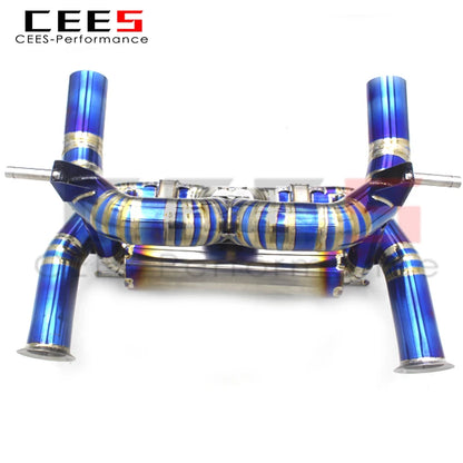 CEES Titanium Exhaust Pipes For Lamborghini Aventador SVJ 2011-2019 Racing Sport Car Exhaust Pipe Muffler Performance Catback