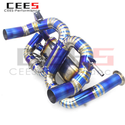 CEES Titanium Exhaust Pipes For Lamborghini Aventador SVJ 2011-2019 Racing Sport Car Exhaust Pipe Muffler Performance Catback