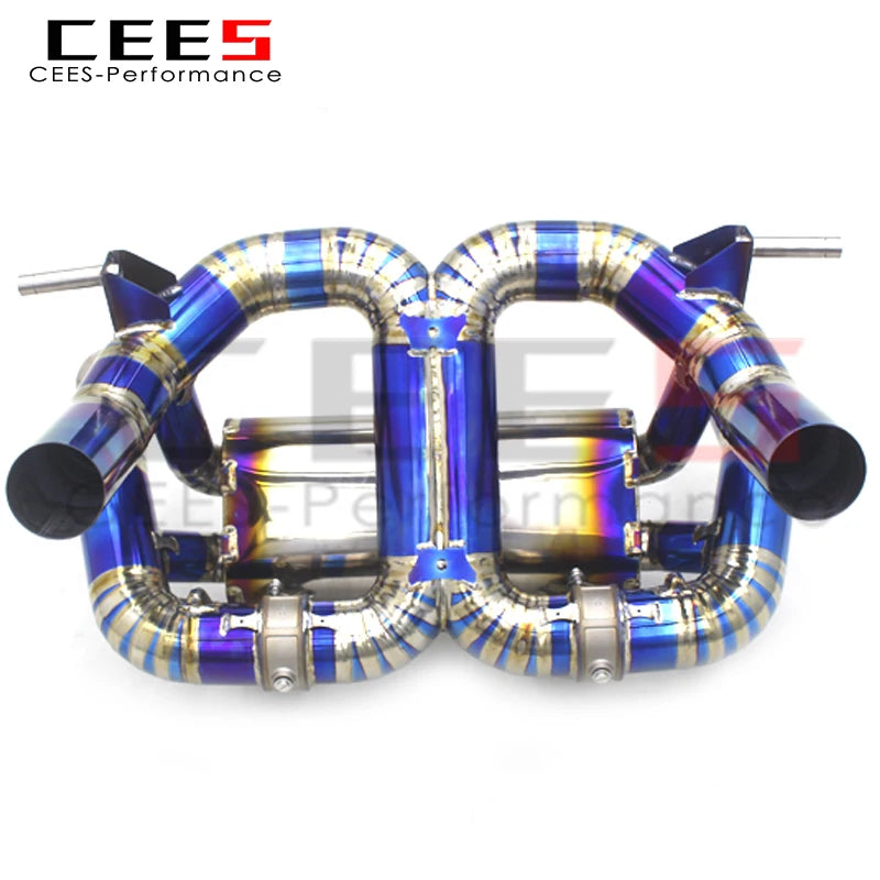 CEES Titanium Exhaust Pipes For Lamborghini Aventador SVJ 2011-2019 Racing Sport Car Exhaust Pipe Muffler Performance Catback