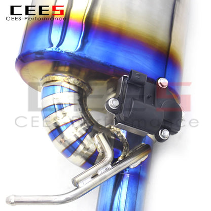 CEES Titanium Performance Catback Exhaust Systems For Mercedes-Benz CLS500 2010-2017 Racing Sport Car Exhaust Pipe Muffler