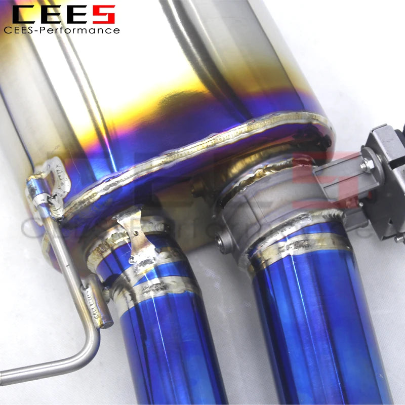 CEES  Titanium Tuning Exhaust Catback System  For BMW M5 F10 F15 4.4TT 2012-2016