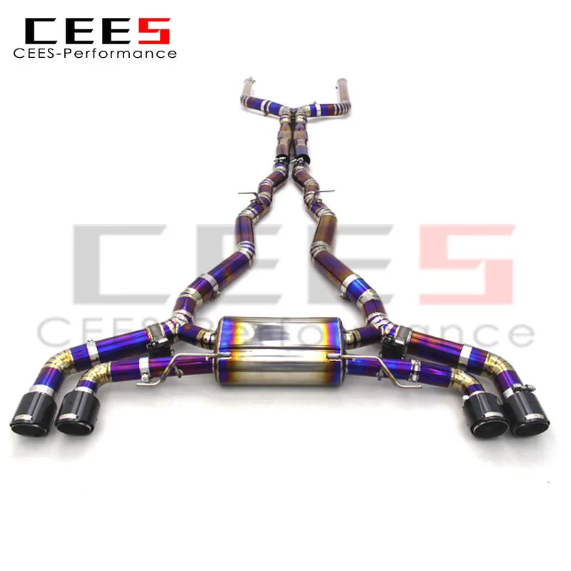 CEES Titanium Tuning Exhaust For BMW M850 M850i G16 G14 G15 4.4TT 2020-2023 Escape Exhaust Pipe Muffler Car Exhaust System