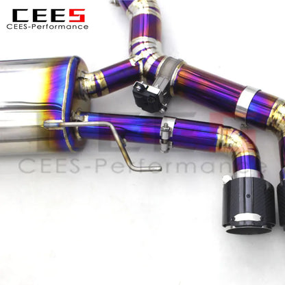 CEES Titanium Tuning Exhaust For BMW M850 M850i G16 G14 G15 4.4TT 2020-2023 Escape Exhaust Pipe Muffler Car Exhaust System