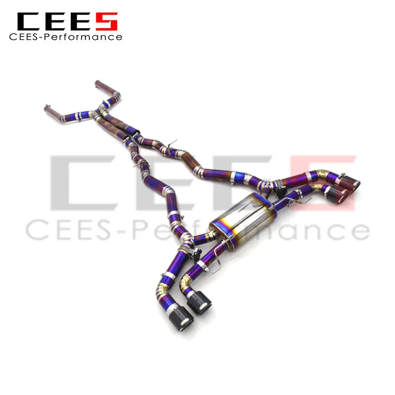 CEES Titanium Tuning Exhaust For BMW M850 M850i G16 G14 G15 4.4TT 2020-2023 Escape Exhaust Pipe Muffler Car Exhaust System