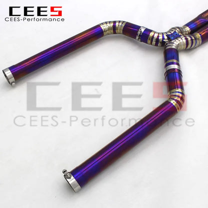 CEES Titanium Tuning Exhaust For BMW M850 M850i G16 G14 G15 4.4TT 2020-2023 Escape Exhaust Pipe Muffler Car Exhaust System